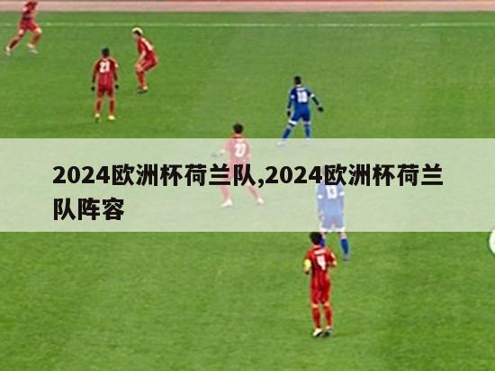 2024欧洲杯荷兰队,2024欧洲杯荷兰队阵容